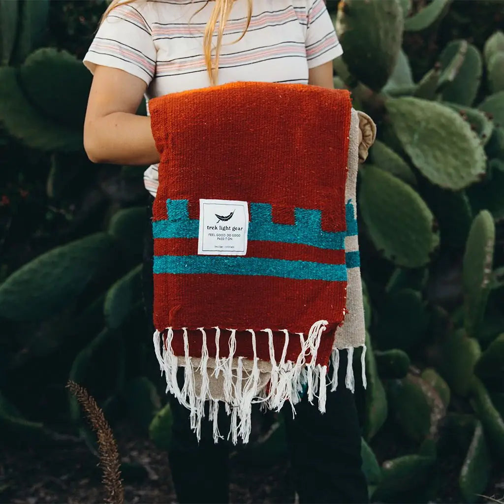 Handwoven Throw: Desert Sun