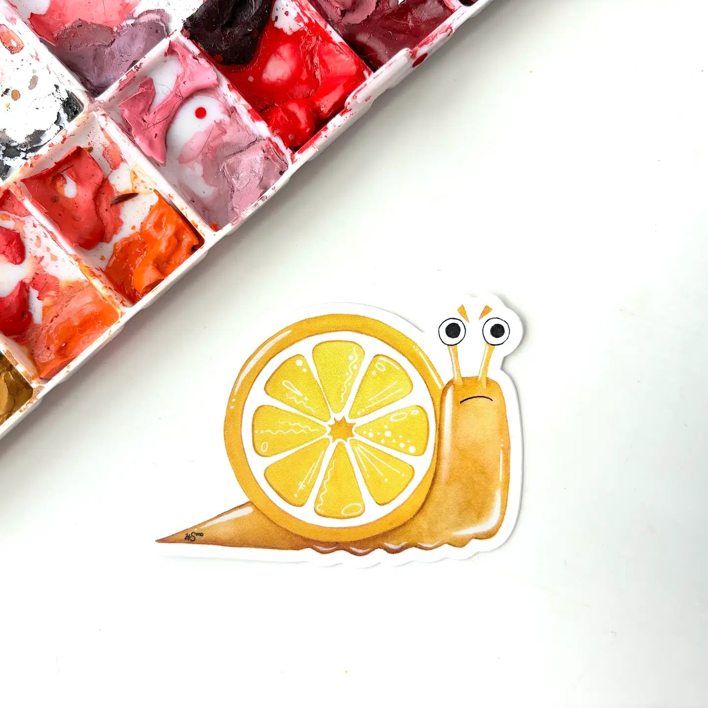 Lemon Snail Sticker