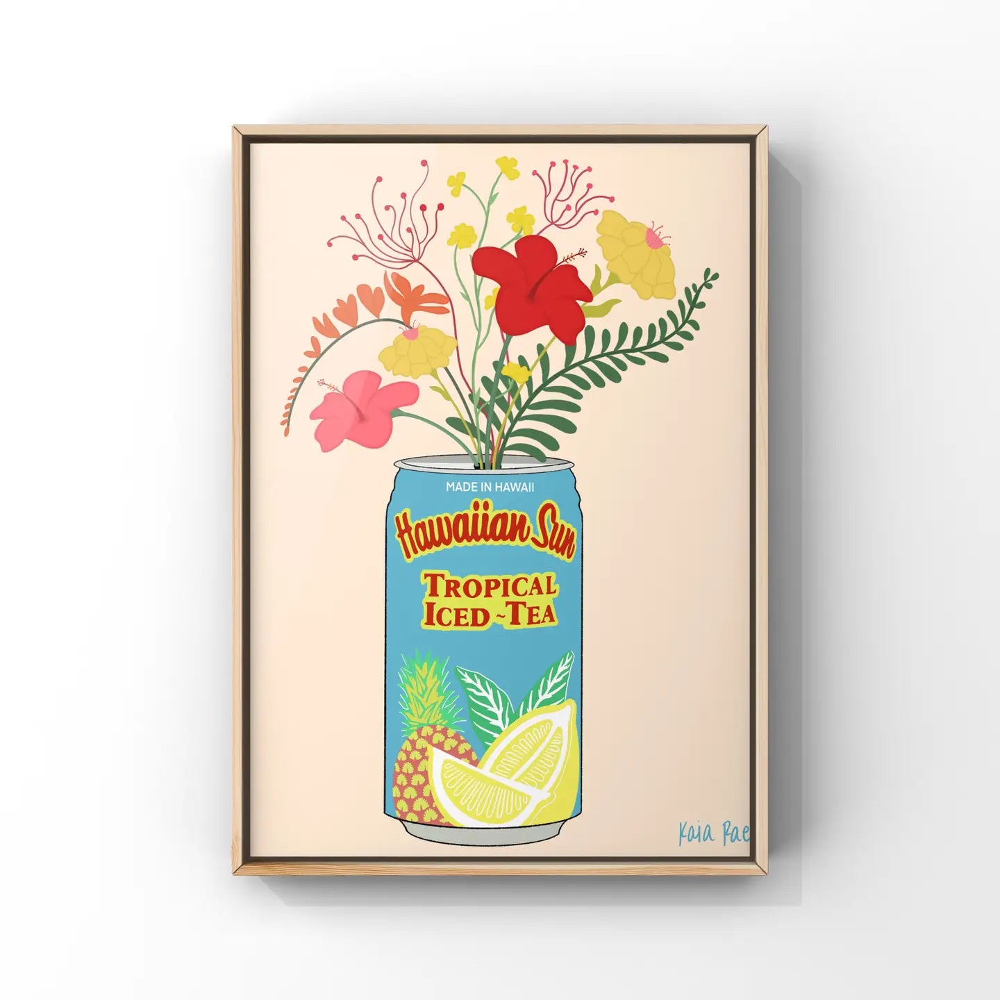 Hawaiian Sun Print-Iced Tea