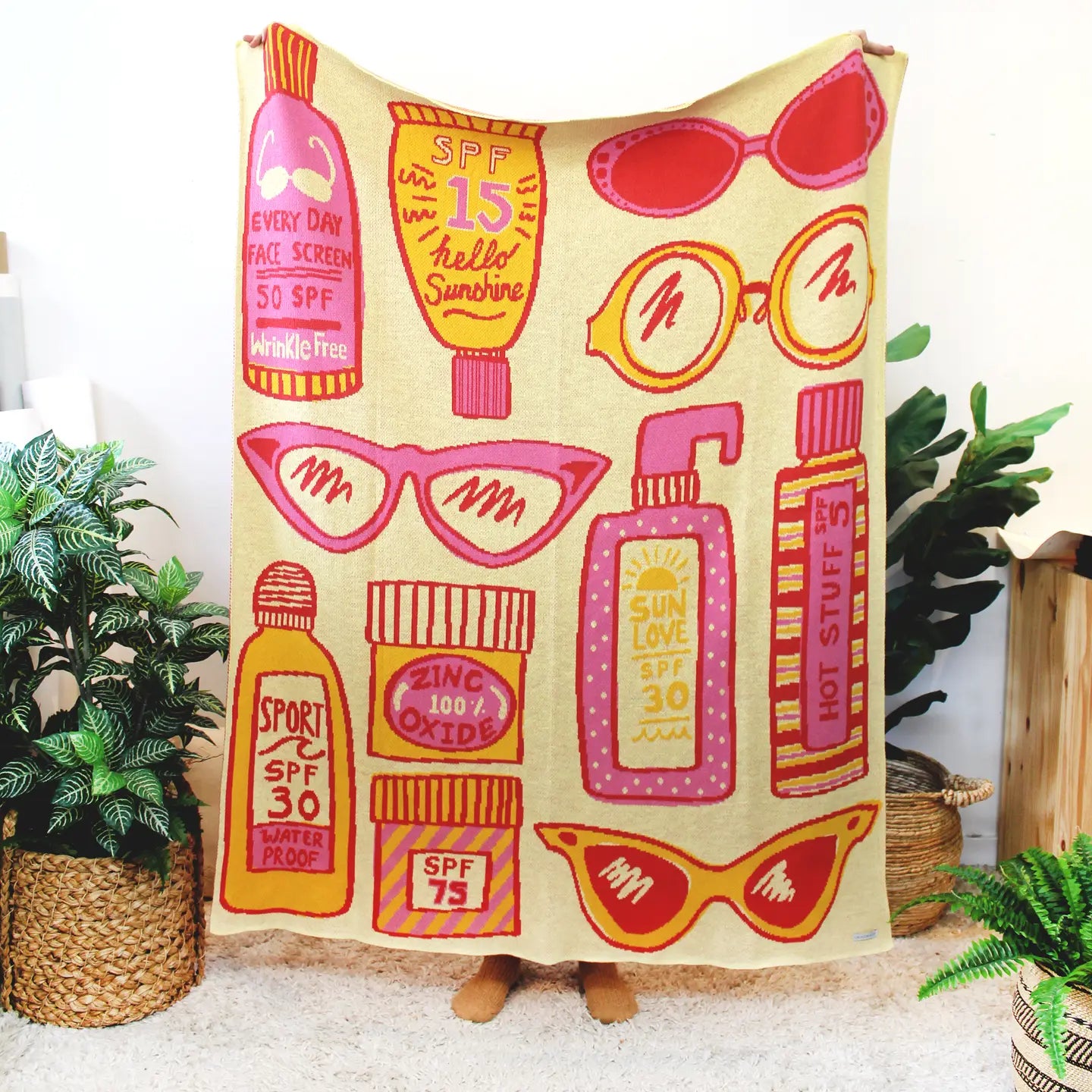 Beach Days Knit Throw