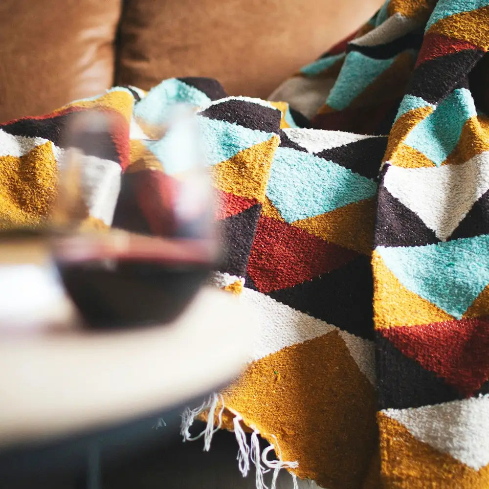 Handwoven Throw: Cascade