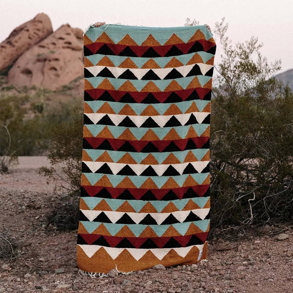 Handwoven Throw: Cascade