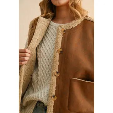 Reversible Sherpa Vest