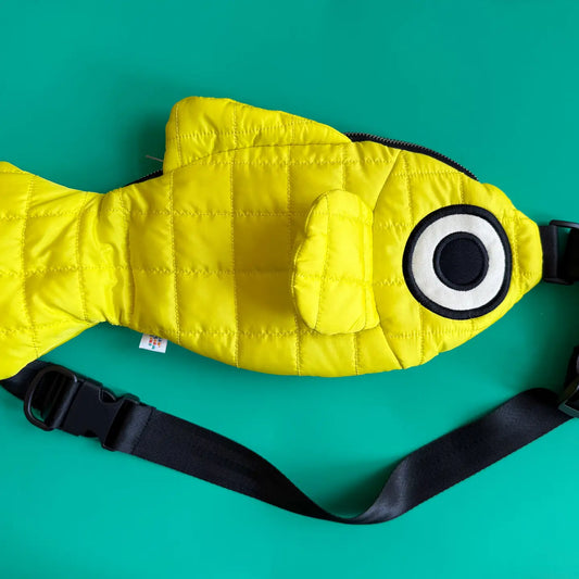 Sporty Fish Bag-Yellow