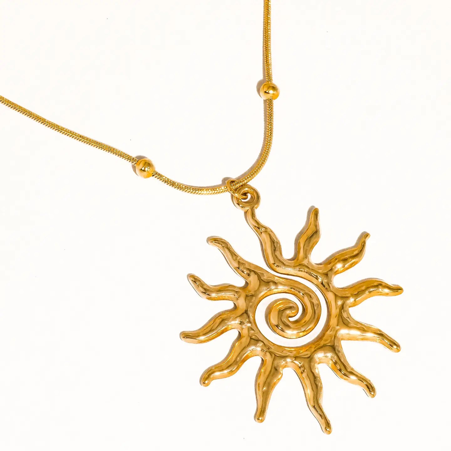 Golden Sun Necklace