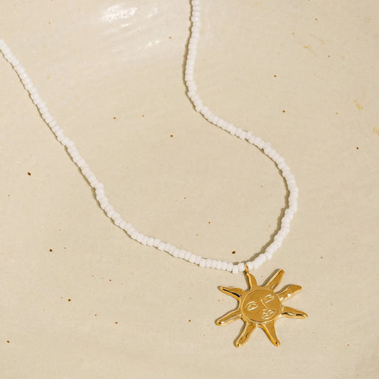 Beaded Sun Necklace