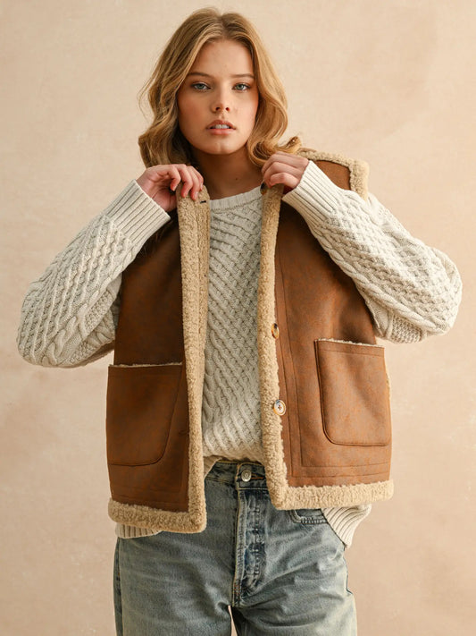 Reversible Sherpa Vest