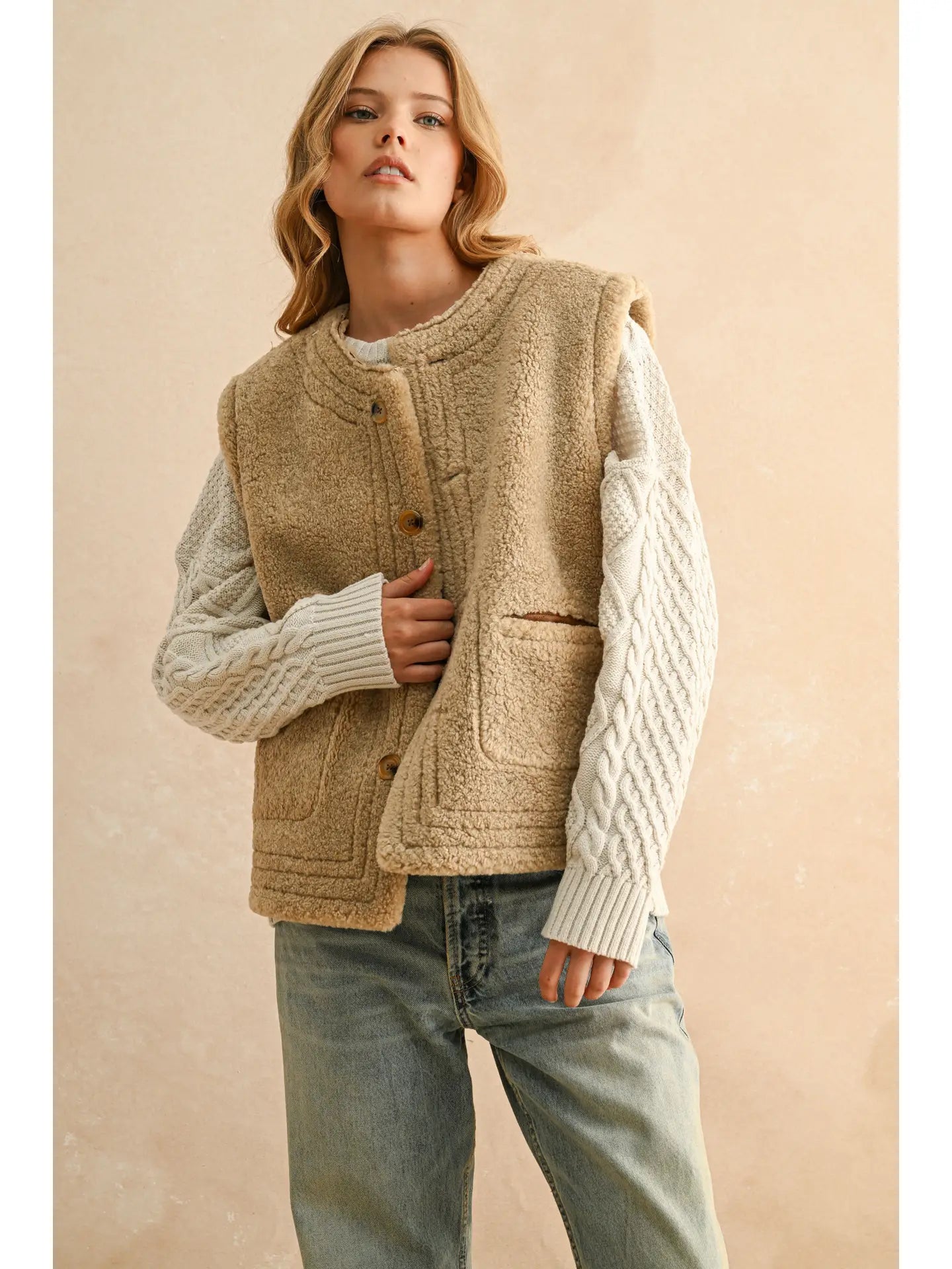 Reversible Sherpa Vest