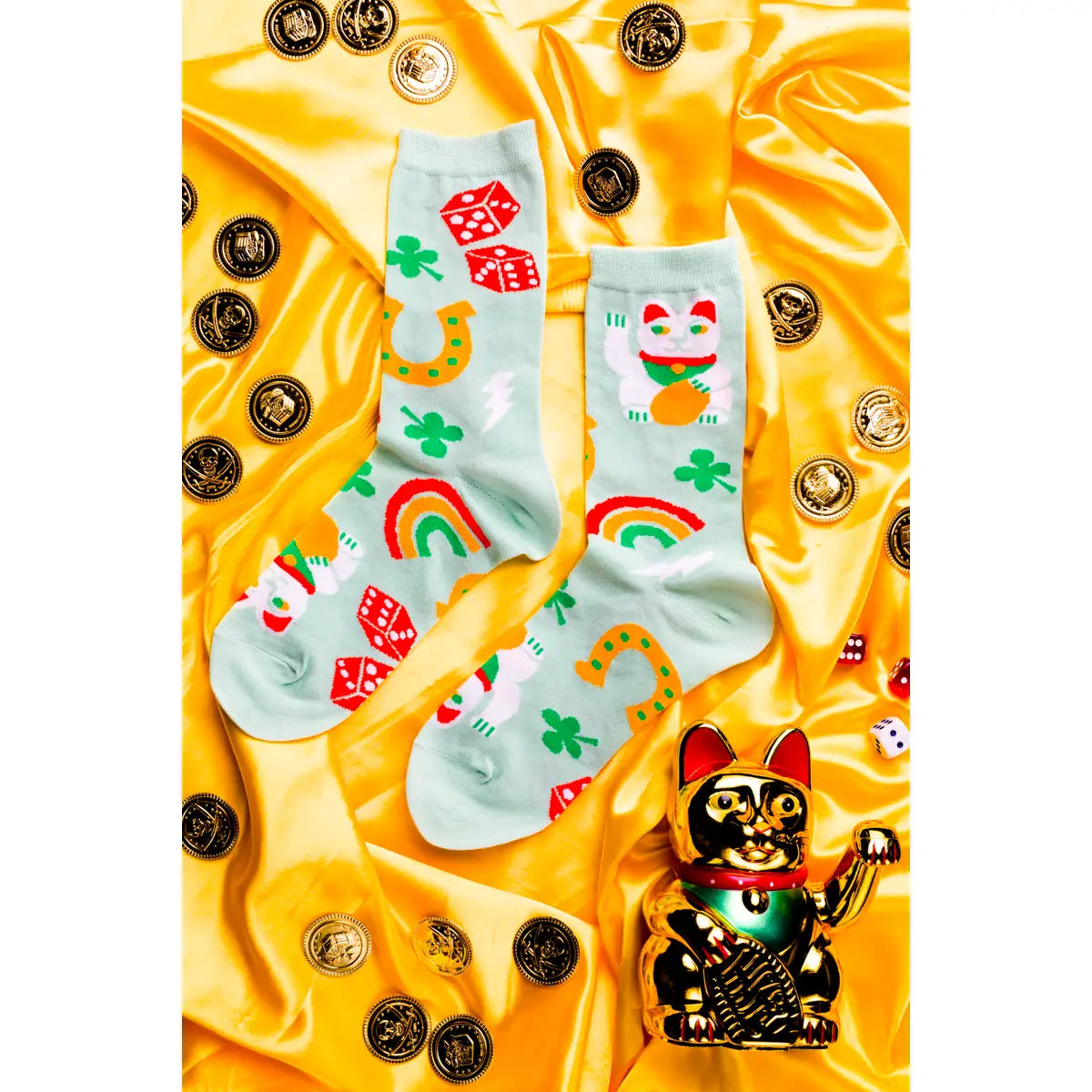 Lucky Cat Socks