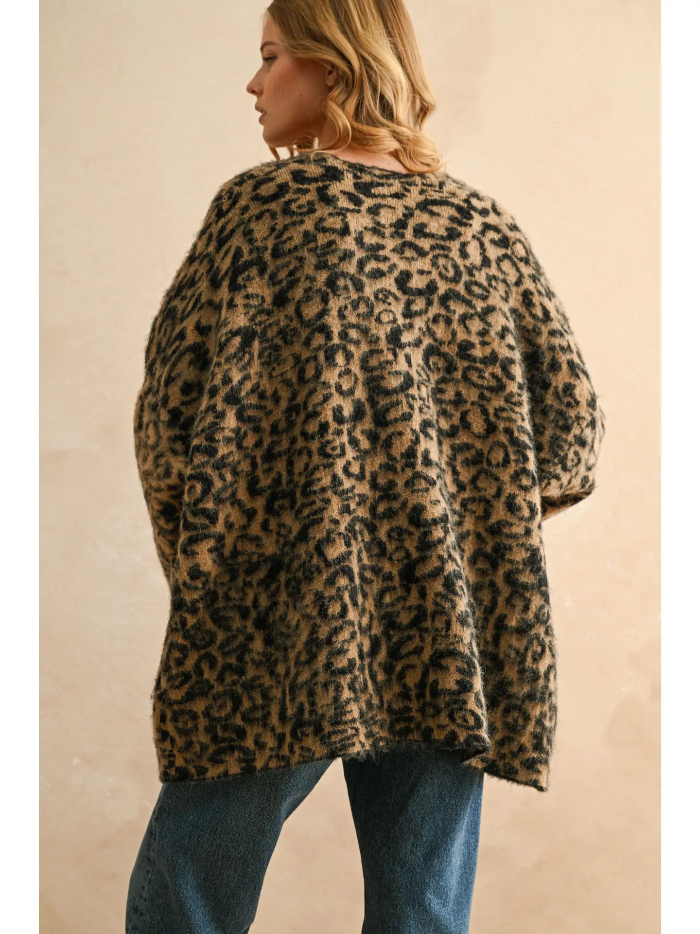 Leopard Oversized Cardigan