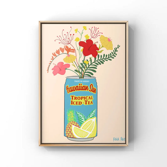 Hawaiian Sun Print-Iced Tea