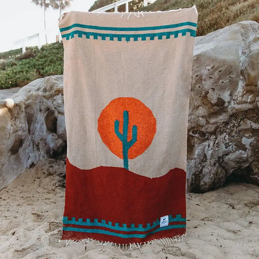 Handwoven Throw: Desert Sun