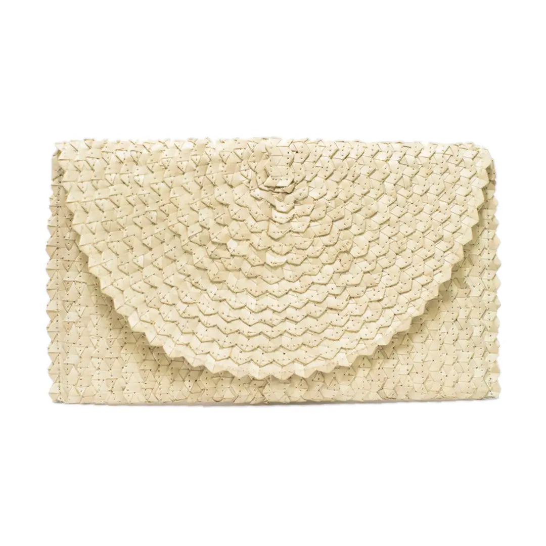 Straw Clutch Purse