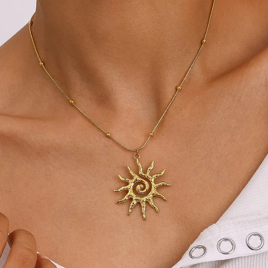 Golden Sun Necklace