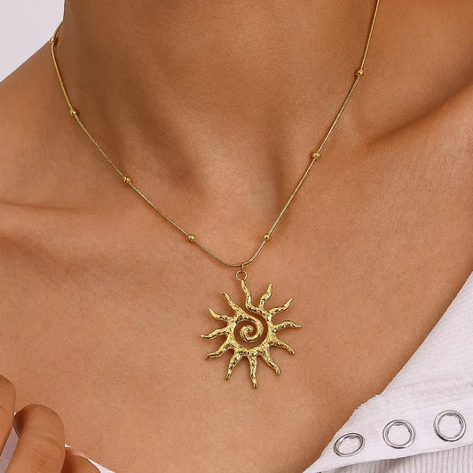 Golden Sun Necklace