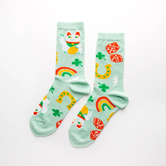 Lucky Cat Socks