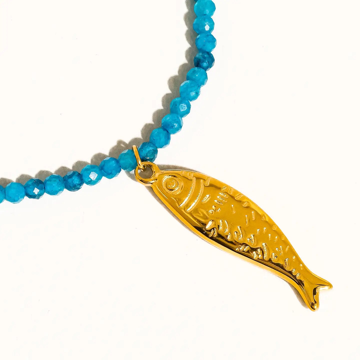 Blue Fish Necklace