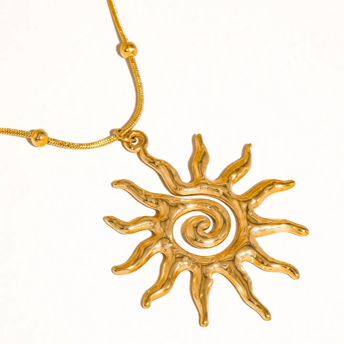 Golden Sun Necklace