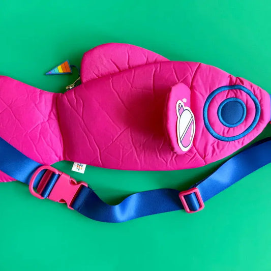 Sporty Fish Bag-Pink