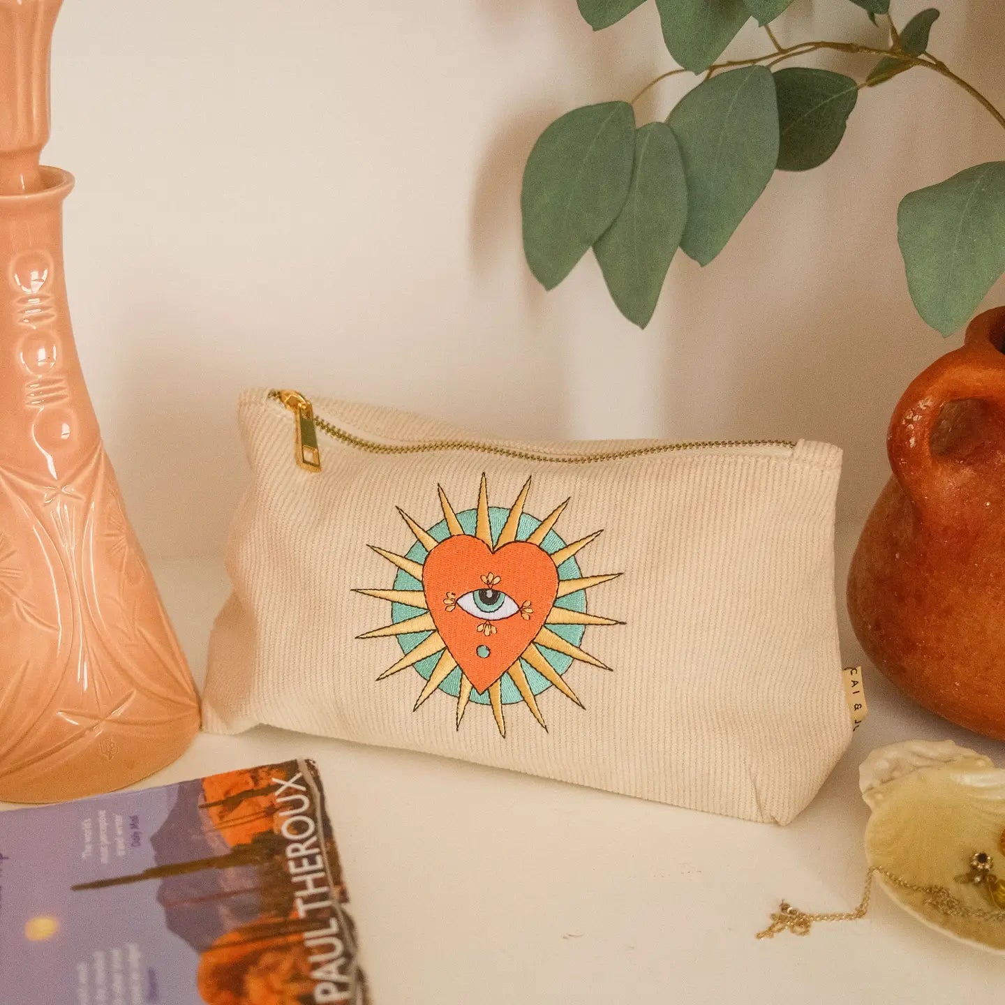 Corduroy Stone Bag