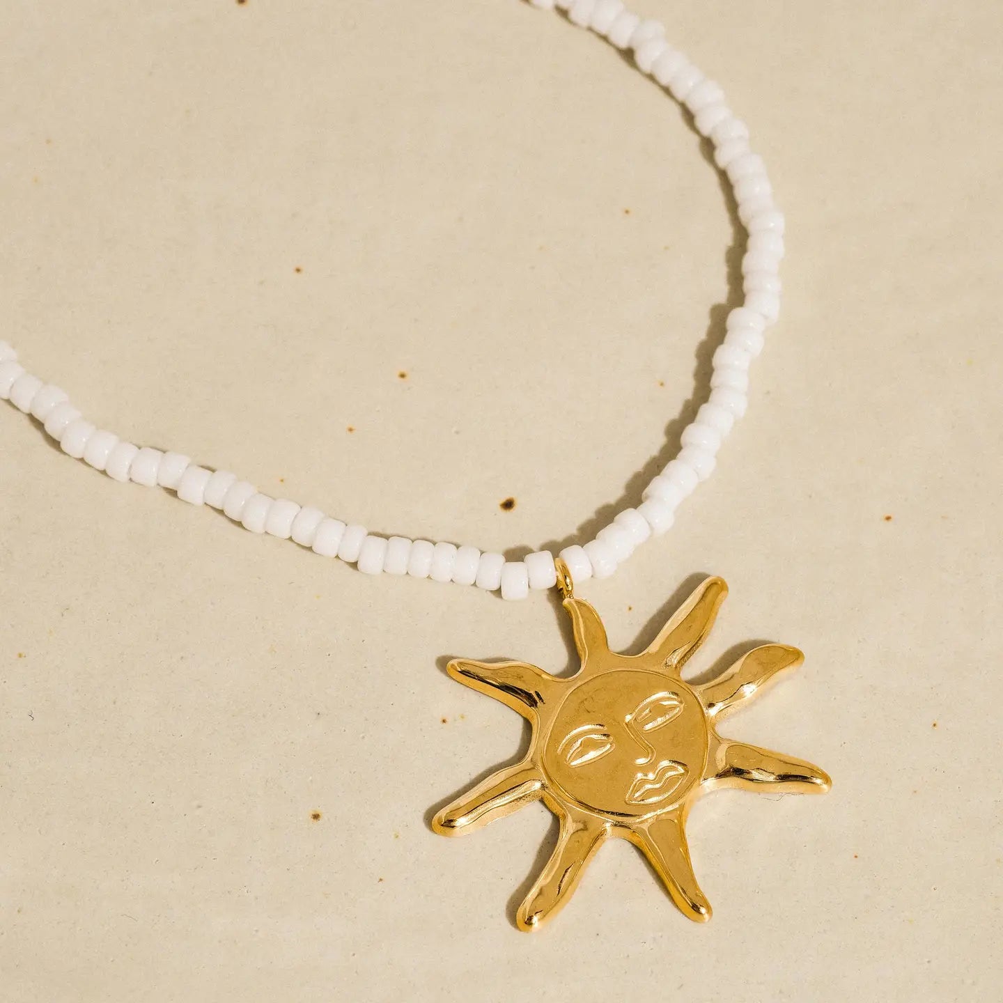 Beaded Sun Necklace